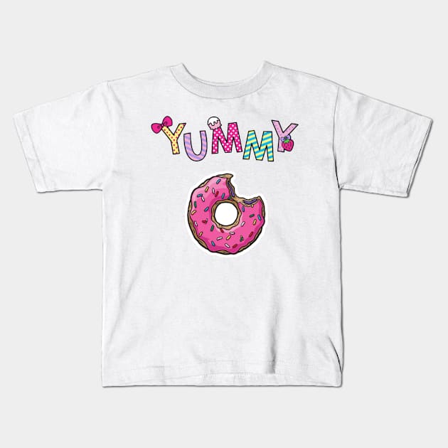 Doughnut Kids T-Shirt by Byreem